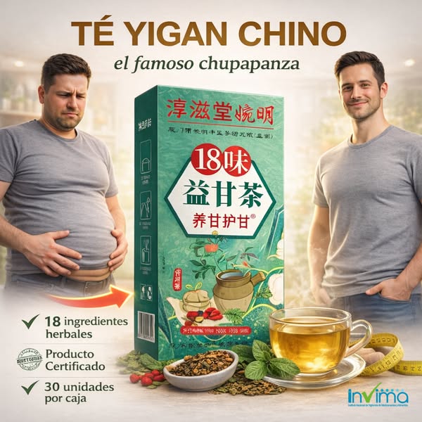 🔥 2×1 TÉ YIGAN CHINO — El Ritual Ancestral para Sentirse Limpio, Ligero y Saludable + ENVÍO GRATIS