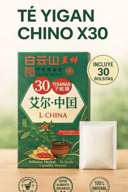 🔥 2×1 TÉ YIGAN CHINO — El Ritual Ancestral para Sentirse Limpio, Ligero y Saludable + ENVÍO GRATIS